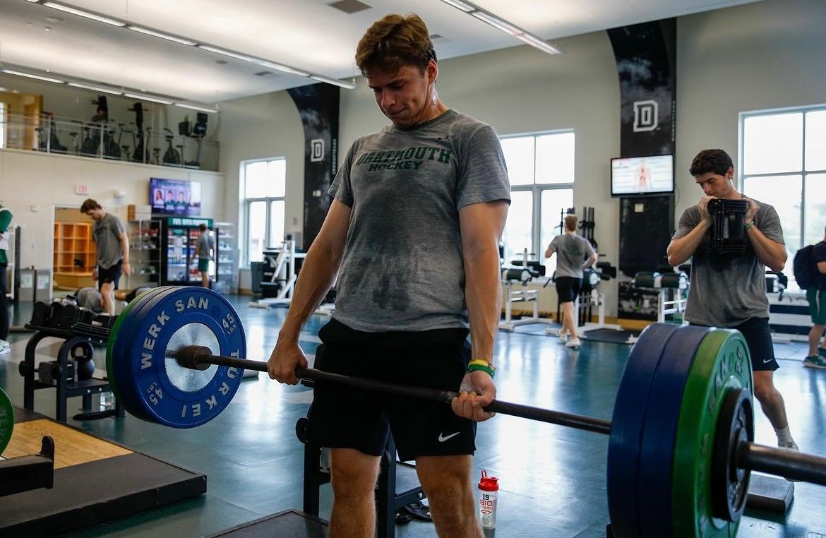 Hockey athlete training strength and conditioning